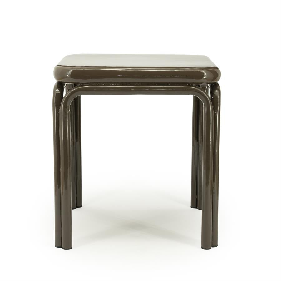 Tables Side table Zilo 43x43x45 – bruin | By Boo