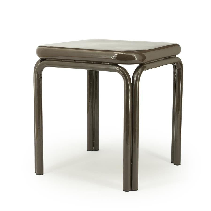 Tables Side table Zilo 43x43x45 – bruin | By Boo
