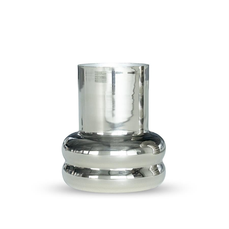 Pottery and vases Vase Chromeo 18x18x21 – chrome | By Boo