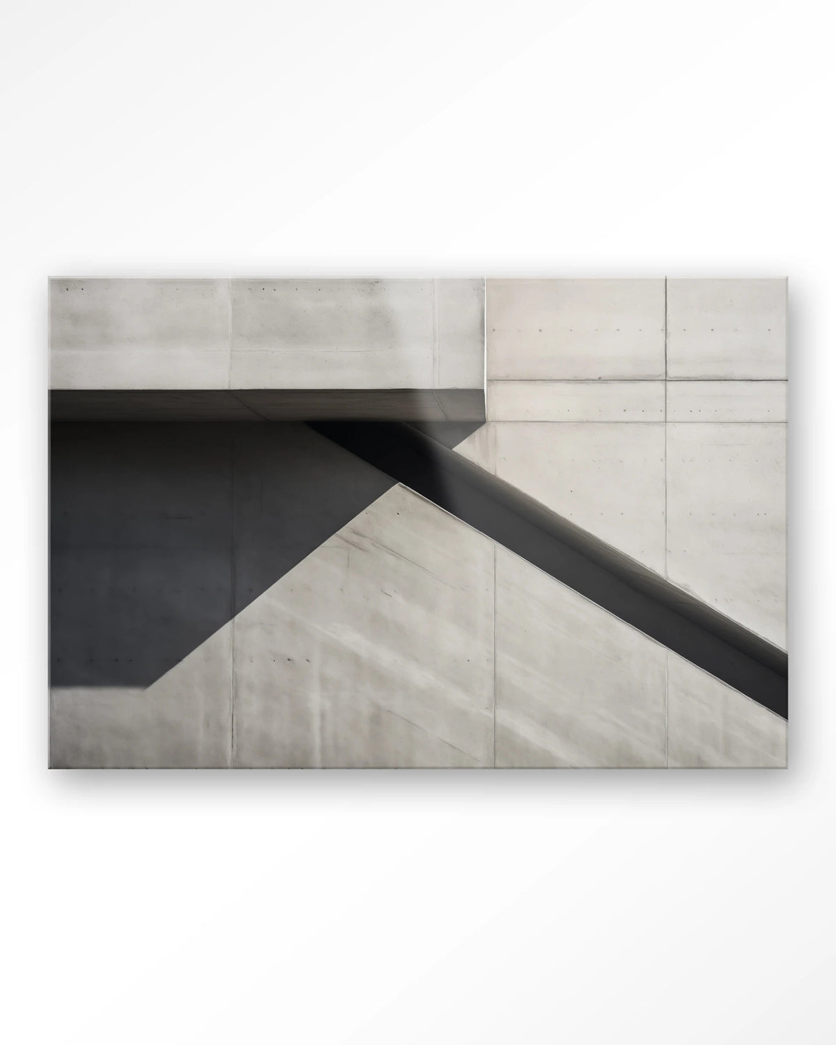 Concrete Detail – betonnen muur architectuur – Glas – Blinde montage