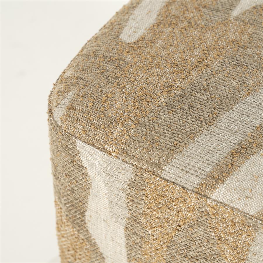 Poufs and stools Pouf Rytm small 43x43x46 – taupe | By Boo