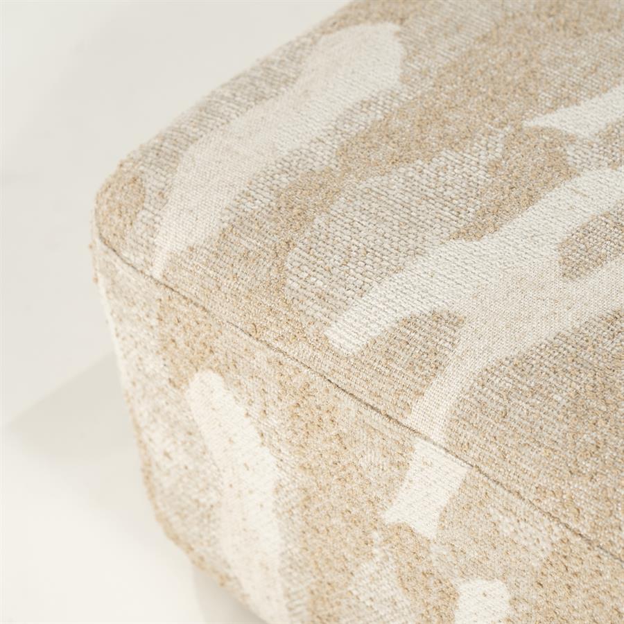 Poufs and stools Pouf Rytm large 70x70x34 – beige | By Boo