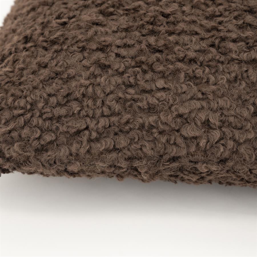 Sierkussen Teddy 45x45x12 – bruin | By Boo