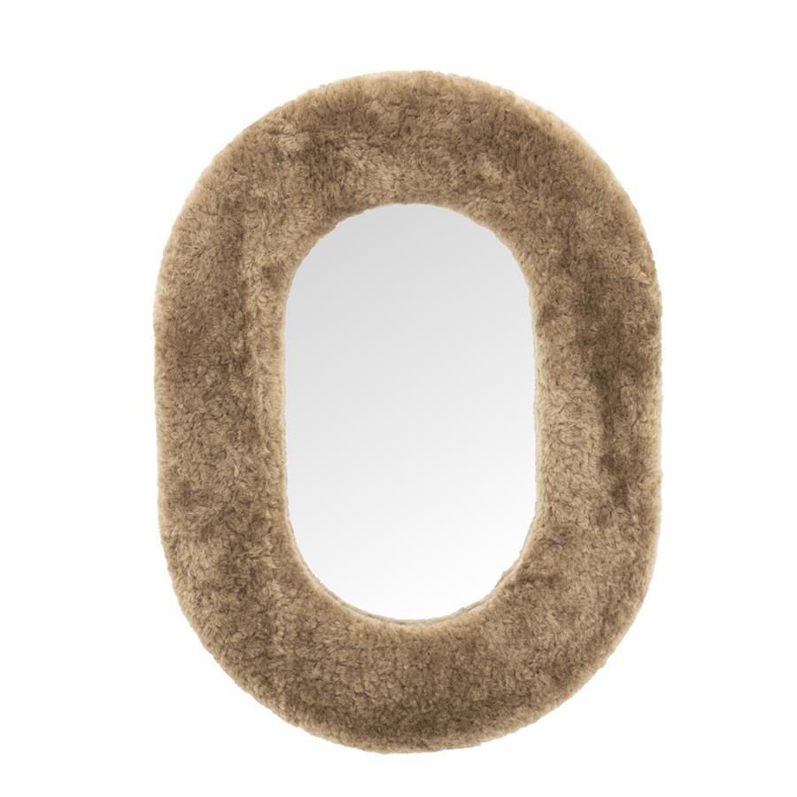 Spiegel Kiss small 49x66x5,5 – bruin | By Boo