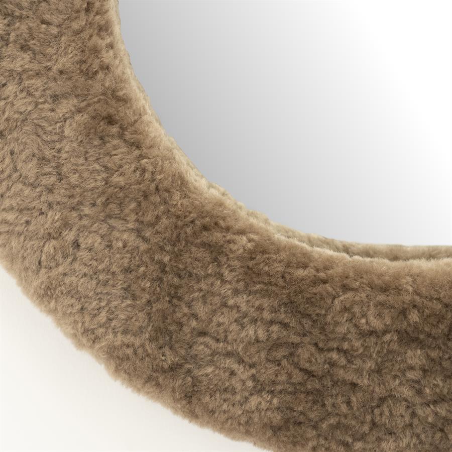 Spiegel Kiss small 49x66x5,5 – bruin | By Boo