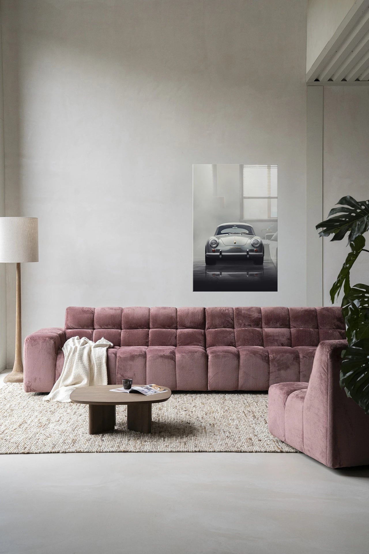 Smokey Car – Glasschilderij