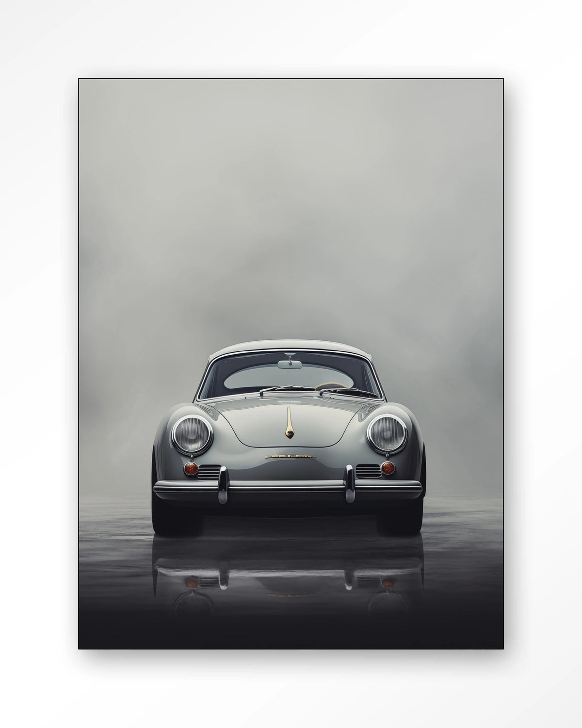Smokey Car – Wandkleed – Frame – zwart