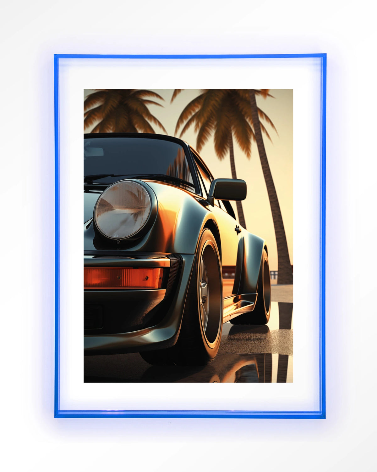 Miami Style – Art print – Acryl lichtblauw