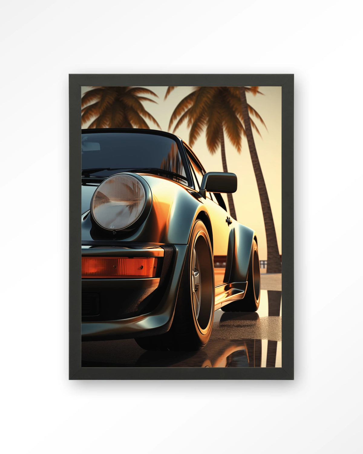 Miami Style – Art print – Hout zwart