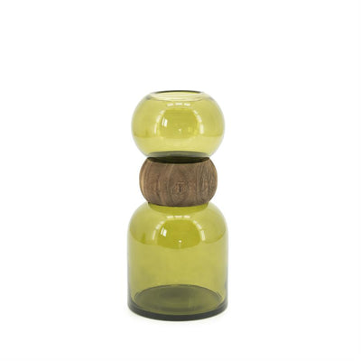 Pottery and vases Verra medium 15x15x31,5 – groen | By Boo