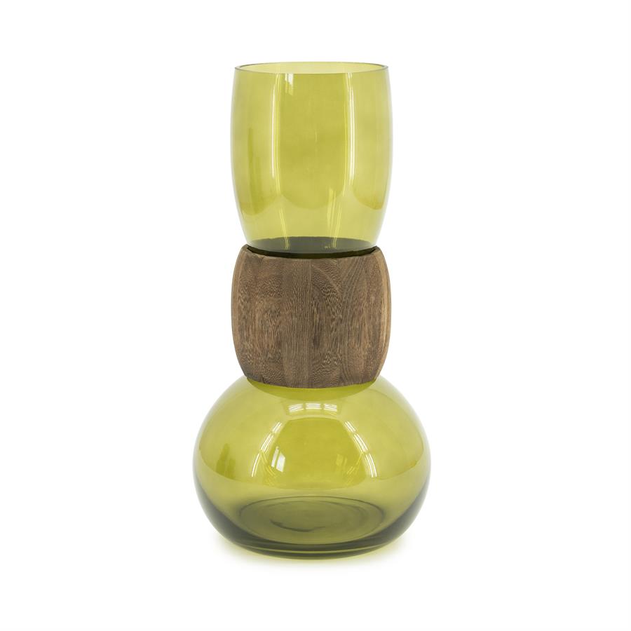 Pottery and vases Verra large 19,8x19,8x39,5 – groen | By Boo