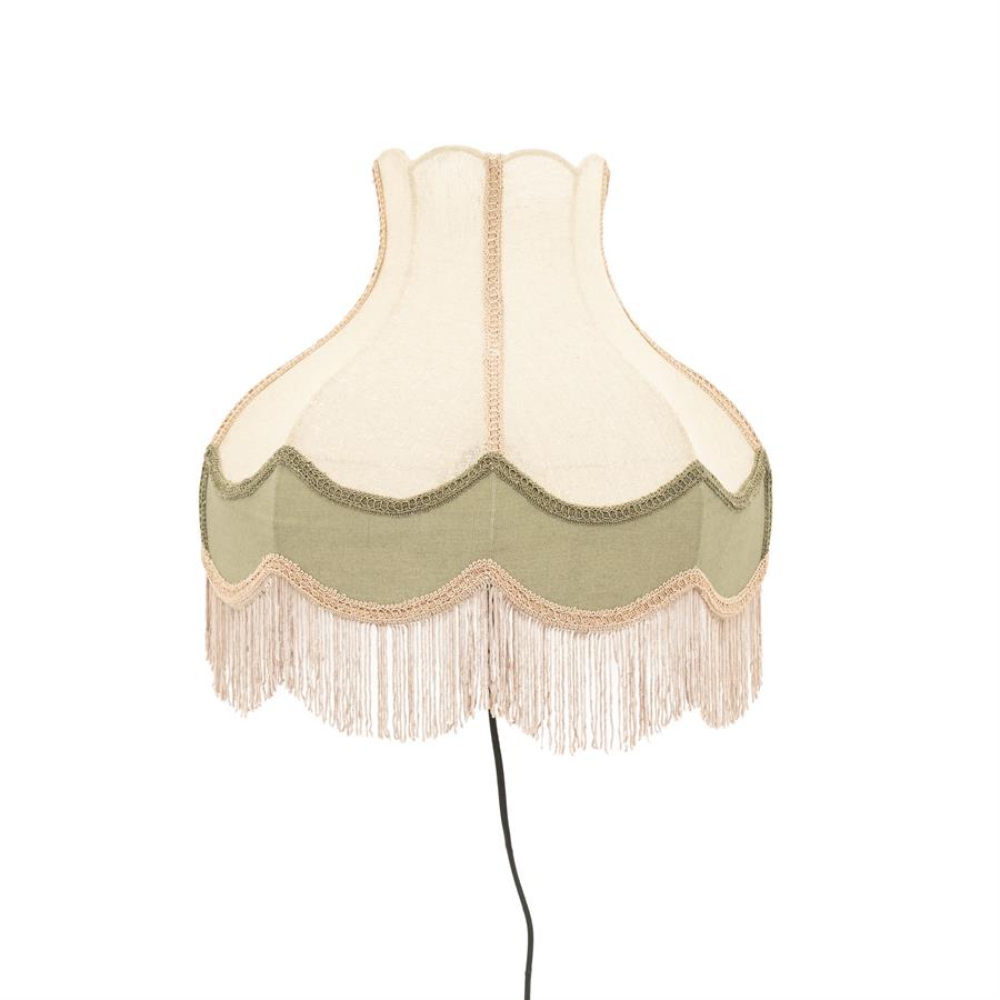 Lamp Wall lamp Fringaloo 43x24x33.5 – groen | By Boo
