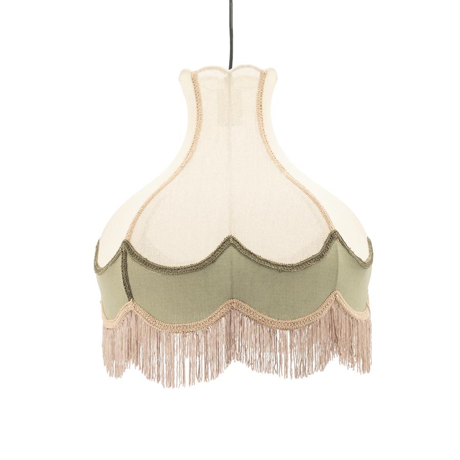 Lamp Pendant lamp Fringaloo 50x50x43 – groen | By Boo