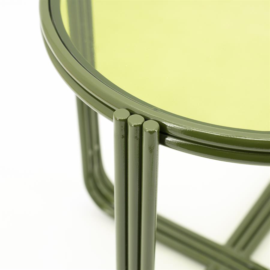 Tables Side table Groovy 42,5x42,5x42,5 – groen | By Boo