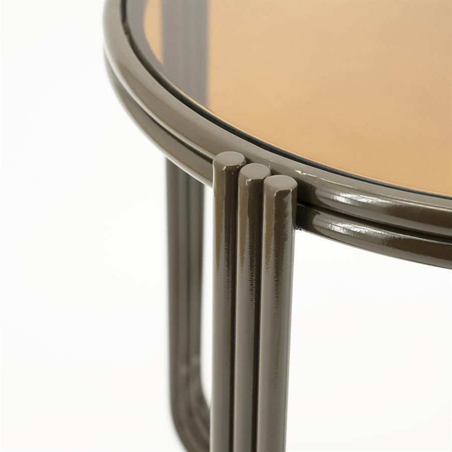 Tables Side table Groovy 42,5x42,5x42,5 – bruin | By Boo