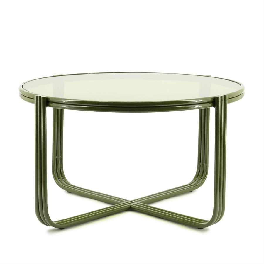 Tables Coffee table Groovy 63x63x35 – groen | By Boo