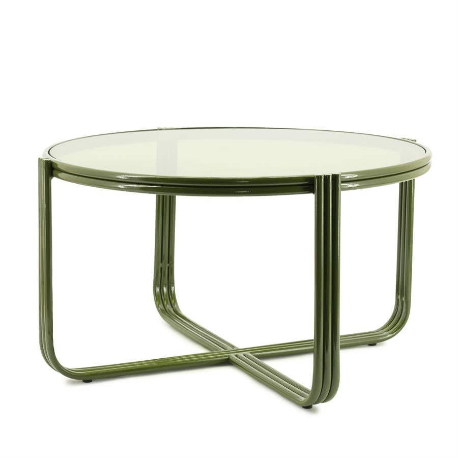 Tables Coffee table Groovy 63x63x35 – groen | By Boo