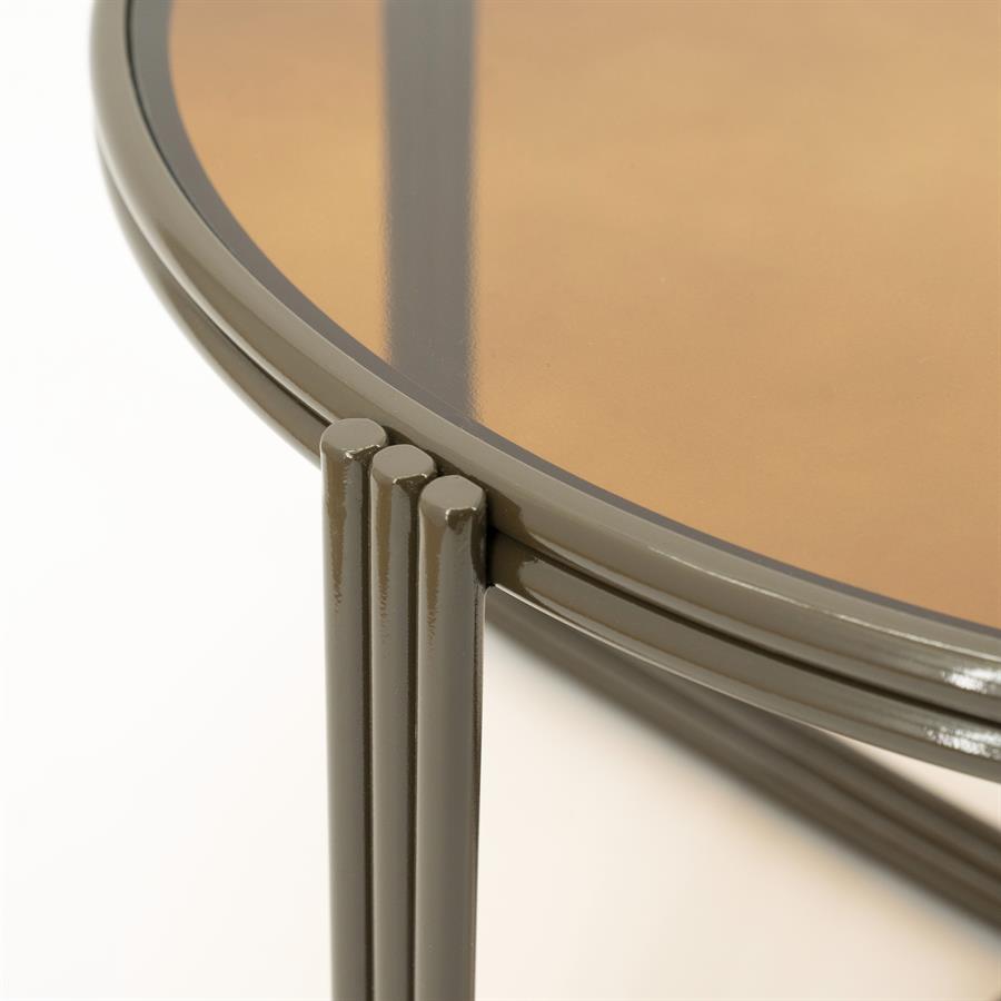 Tables Coffee table Groovy 63x63x35 – bruin | By Boo