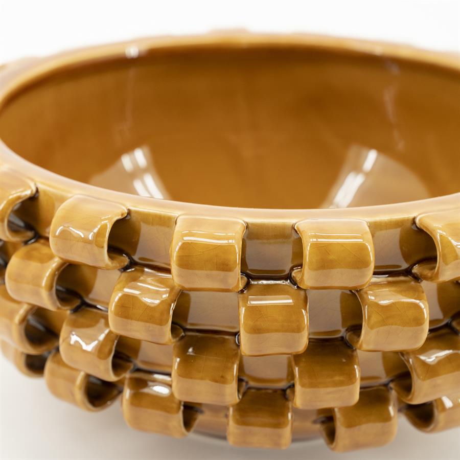 Tableware Bowl Loopa 36x36x39 – geel | By Boo