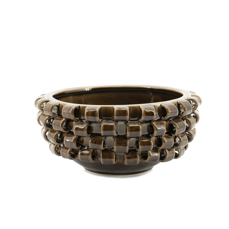 Tableware Bowl Loopa 36x36x39 – bruin | By Boo