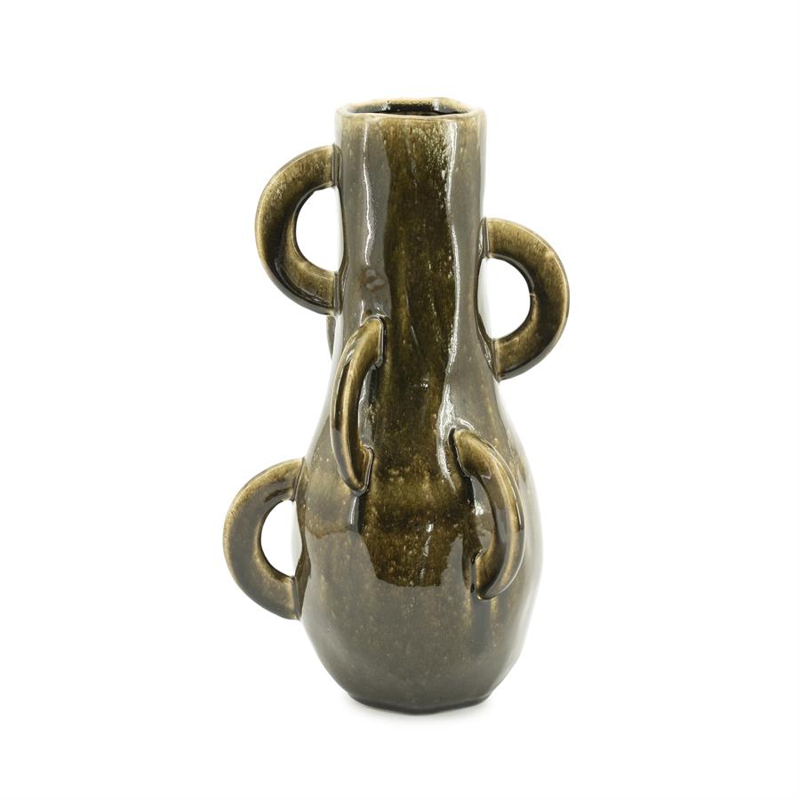 Pottery and vases Zaza 1 21,5x21,5x40 – groen | By Boo