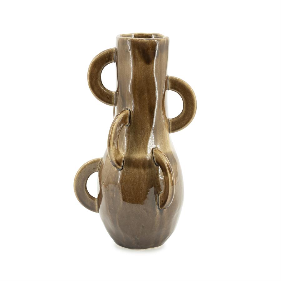 Pottery and vases Zaza 1 21,5x21,5x40 – bruin | By Boo
