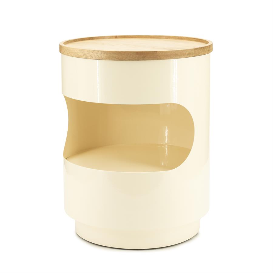 Tables Side table Tondo 37x37x45 – beige | By Boo