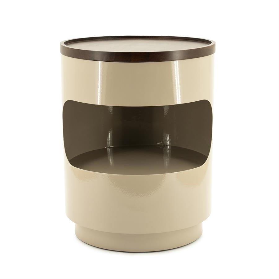 Tables Side table Tondo 37x37x45 – taupe | By Boo