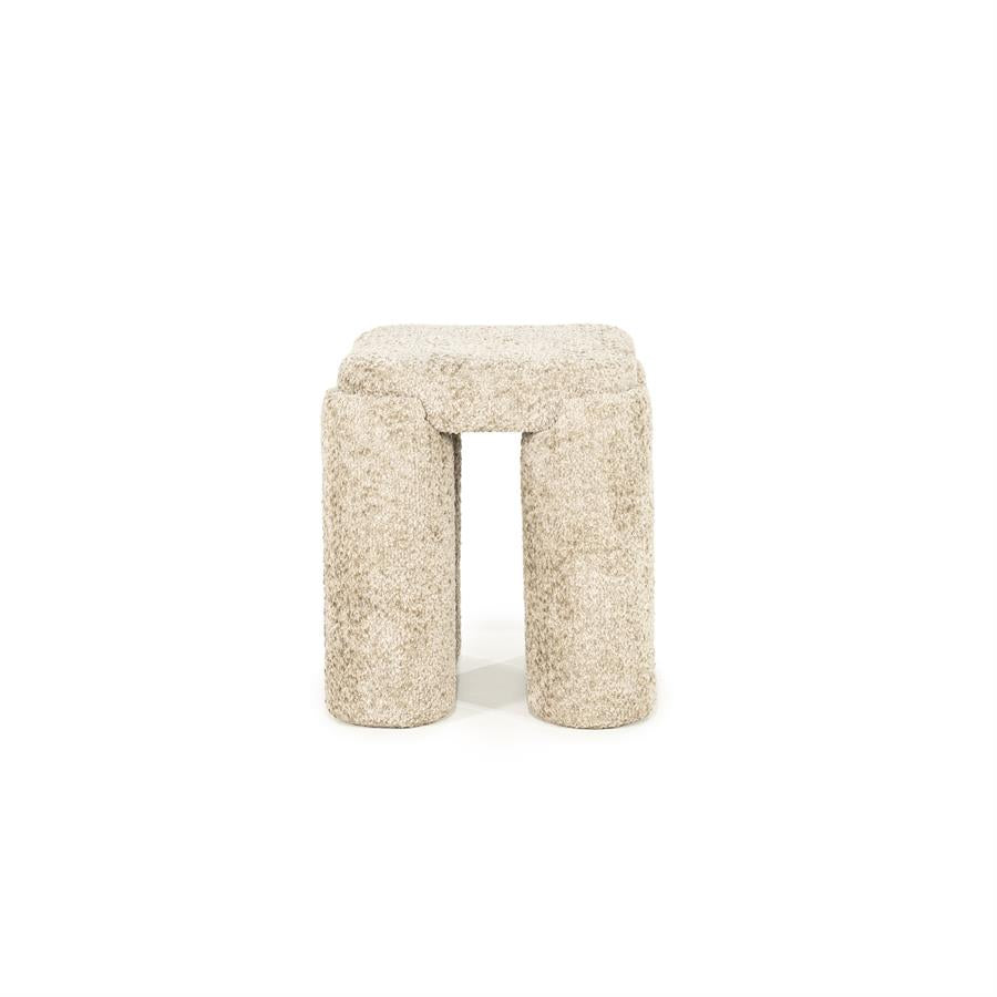 Poufs and stools Stool Omla 42,5x42,5x47 – taupe | By Boo