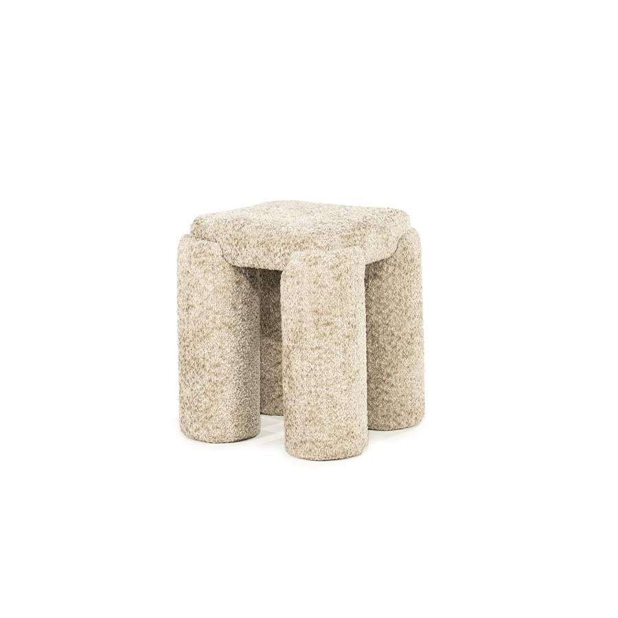 Poufs and stools Stool Omla 42,5x42,5x47 – taupe | By Boo