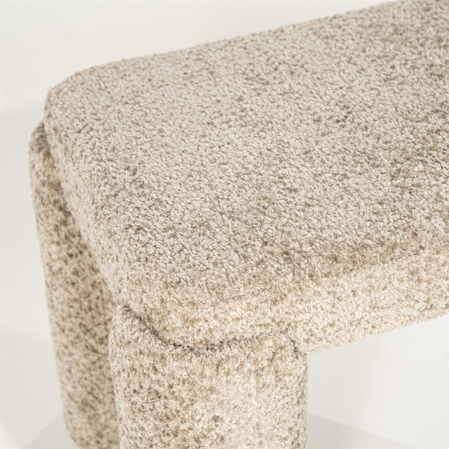 Poufs and stools Bench Omla 119x44x47 – taupe | By Boo
