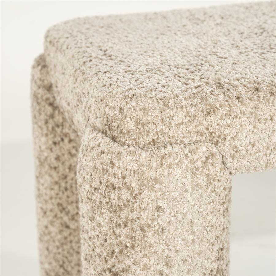 Poufs and stools Bench Omla 119x44x47 – taupe | By Boo