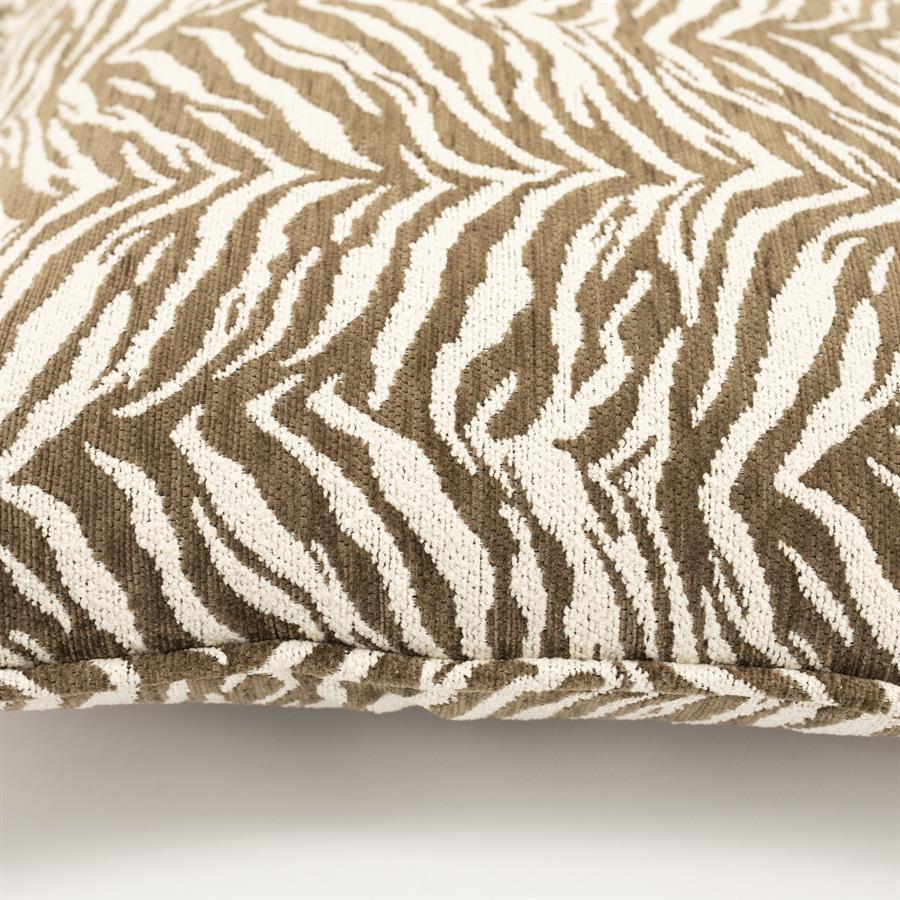 Sierkussen Pillow Tigra 45x45x10 – bruin | By Boo