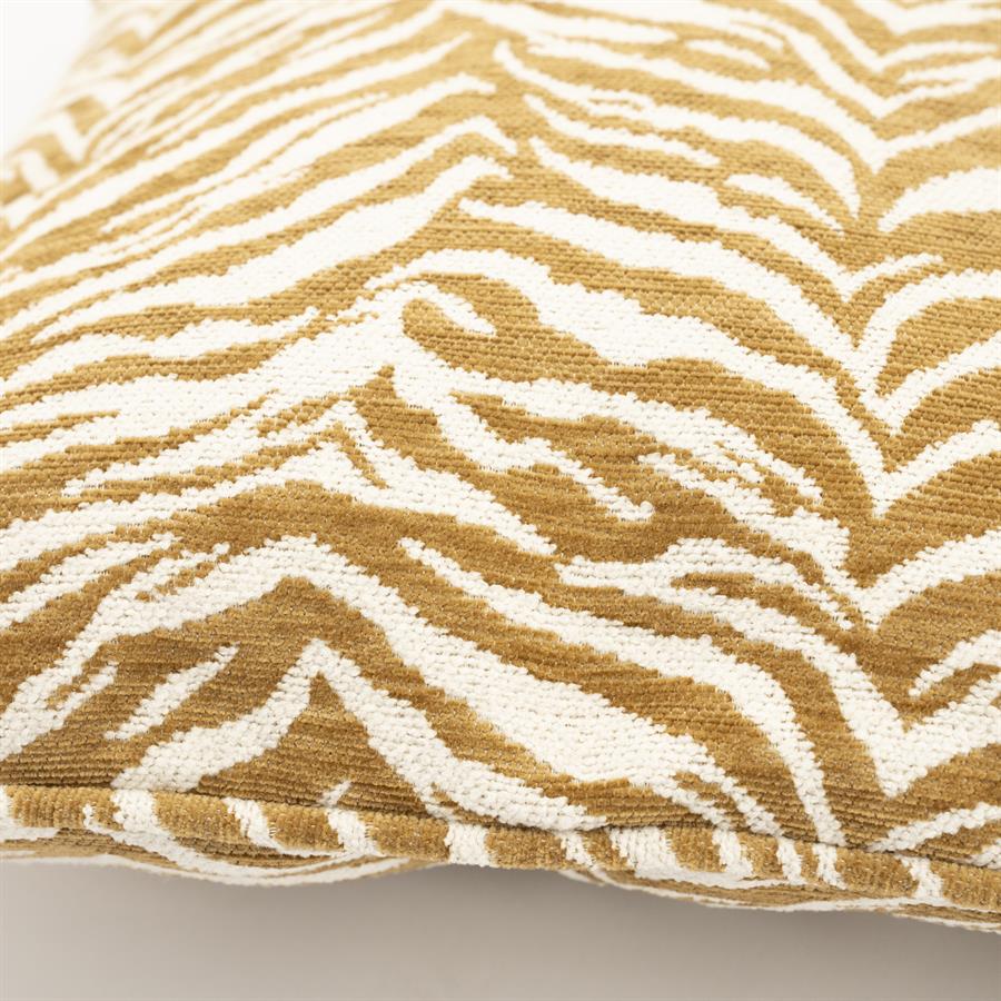 Sierkussen Pillow Tigra 45x45x10 – geel | By Boo