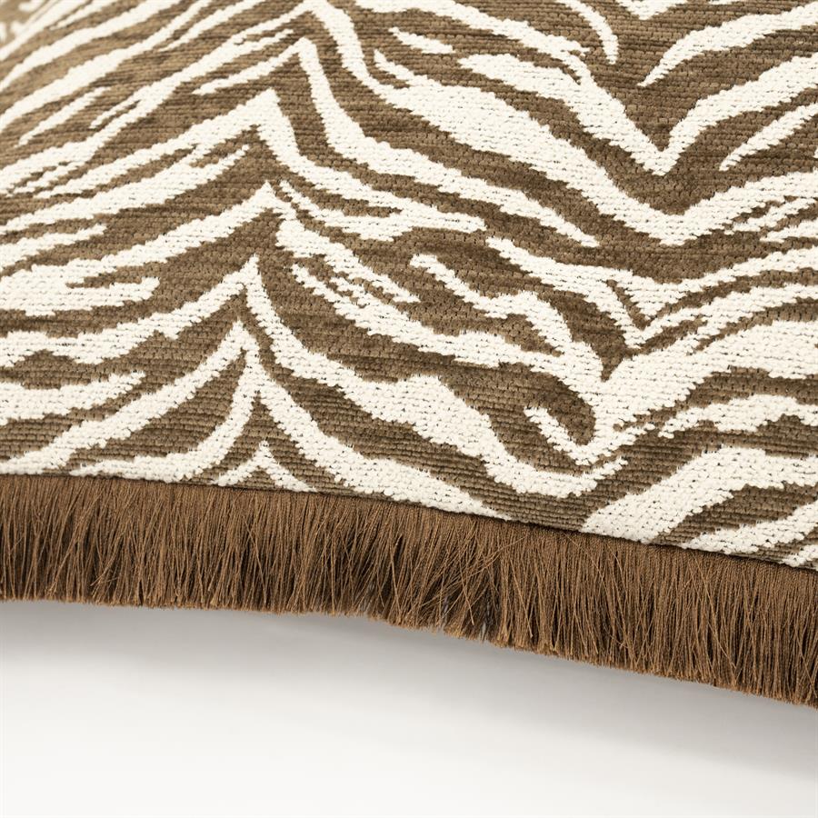 Sierkussen Pillow Tigra 40x60x12 – bruin | By Boo