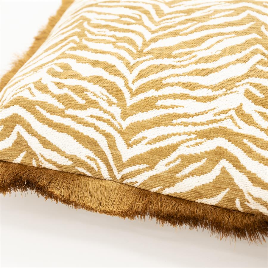 Sierkussen Pillow Tigra 40x60x12 – geel | By Boo