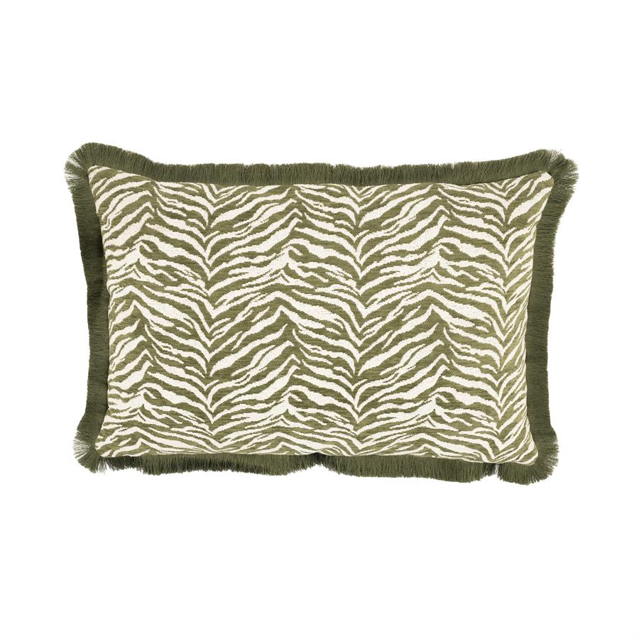 Sierkussen Pillow Tigra 40x60x12 – groen | By Boo