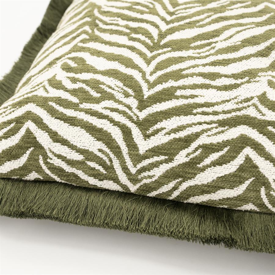 Sierkussen Pillow Tigra 40x60x12 – groen | By Boo