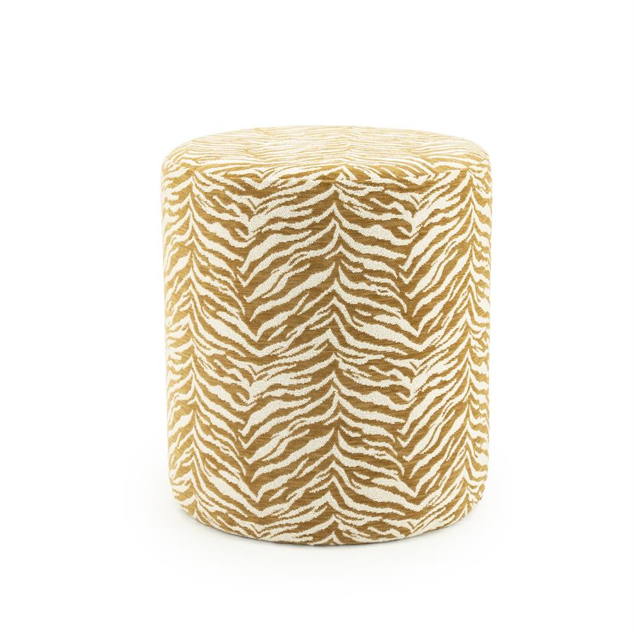 Poufs and stools Stool Tigra 38x38x42 – geel | By Boo