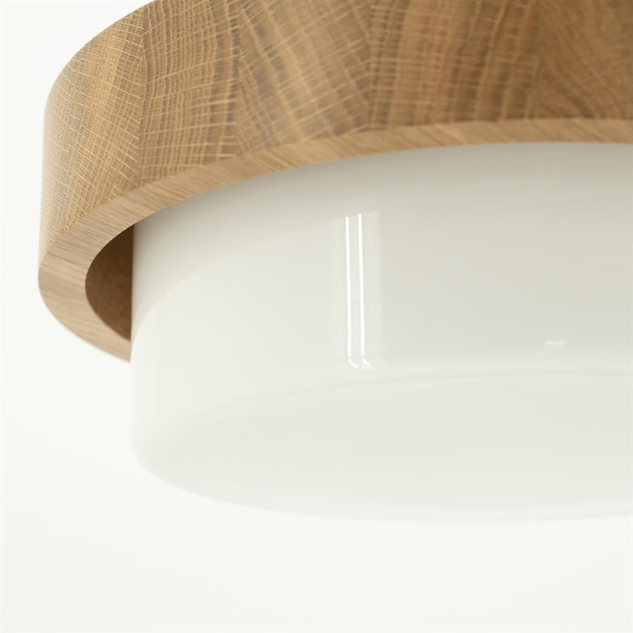 Lamp Pendant lamp Oaka 30x30x23 – natuurlijk | By Boo