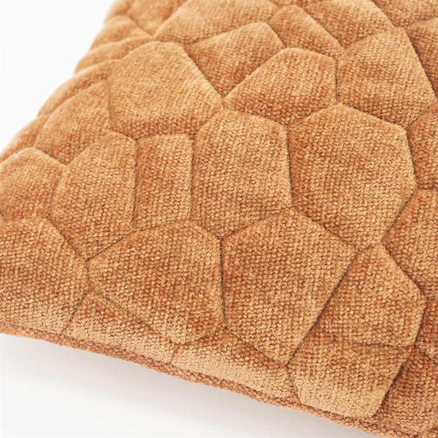 Sierkussen Stitch 45x45 – bruin | By Boo