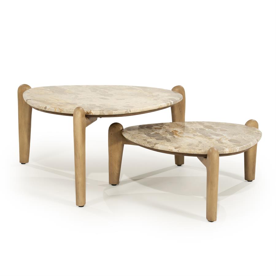 Tables Marnish 70x70x28 – bruin | By Boo