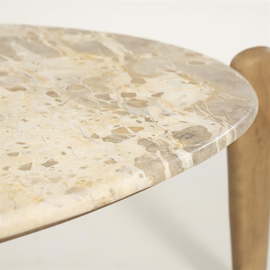 Tables Marnish 85x85x40 – bruin | By Boo