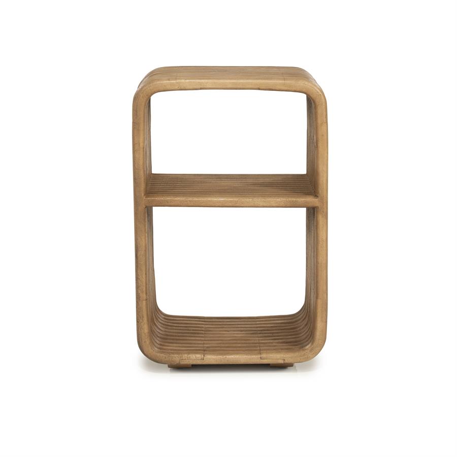 Cabinets Side table Rigato 40x30x60 – bruin | By Boo