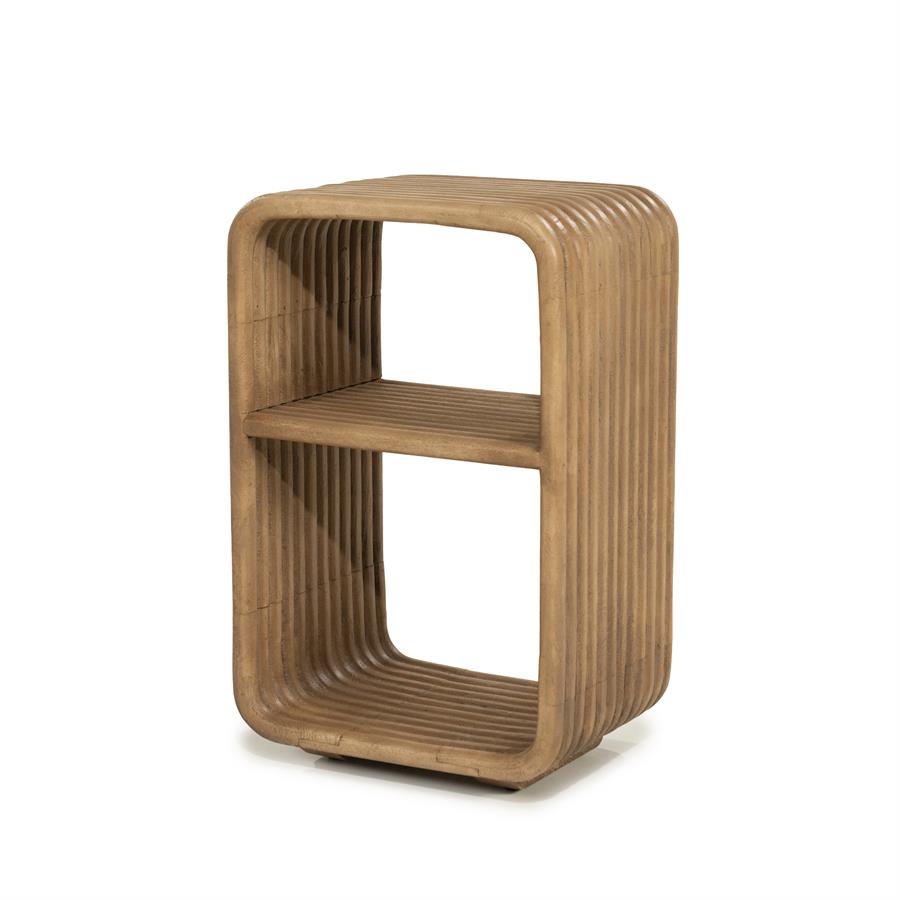 Cabinets Side table Rigato 40x30x60 – bruin | By Boo