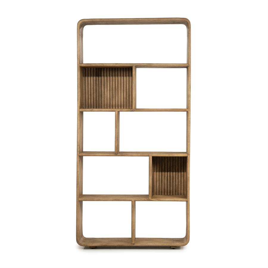 Cabinets Cabinet Rigato small 100x30x200 – bruin | By Boo