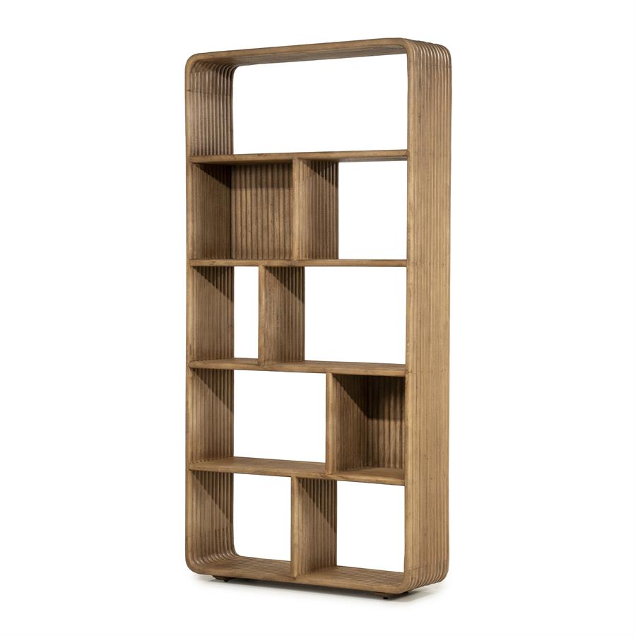 Cabinets Cabinet Rigato small 100x30x200 – bruin | By Boo