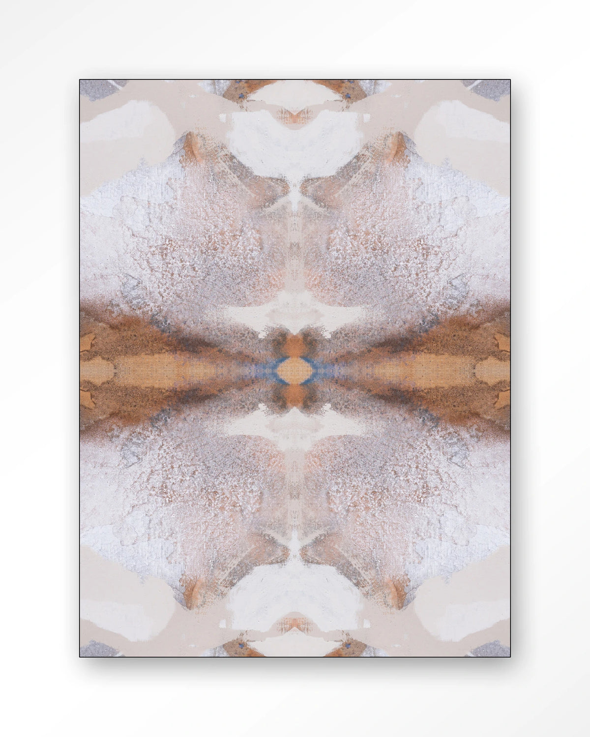 Spanish Eagle – abstract in beige en bruin – Wandkleed – Frame – zwart