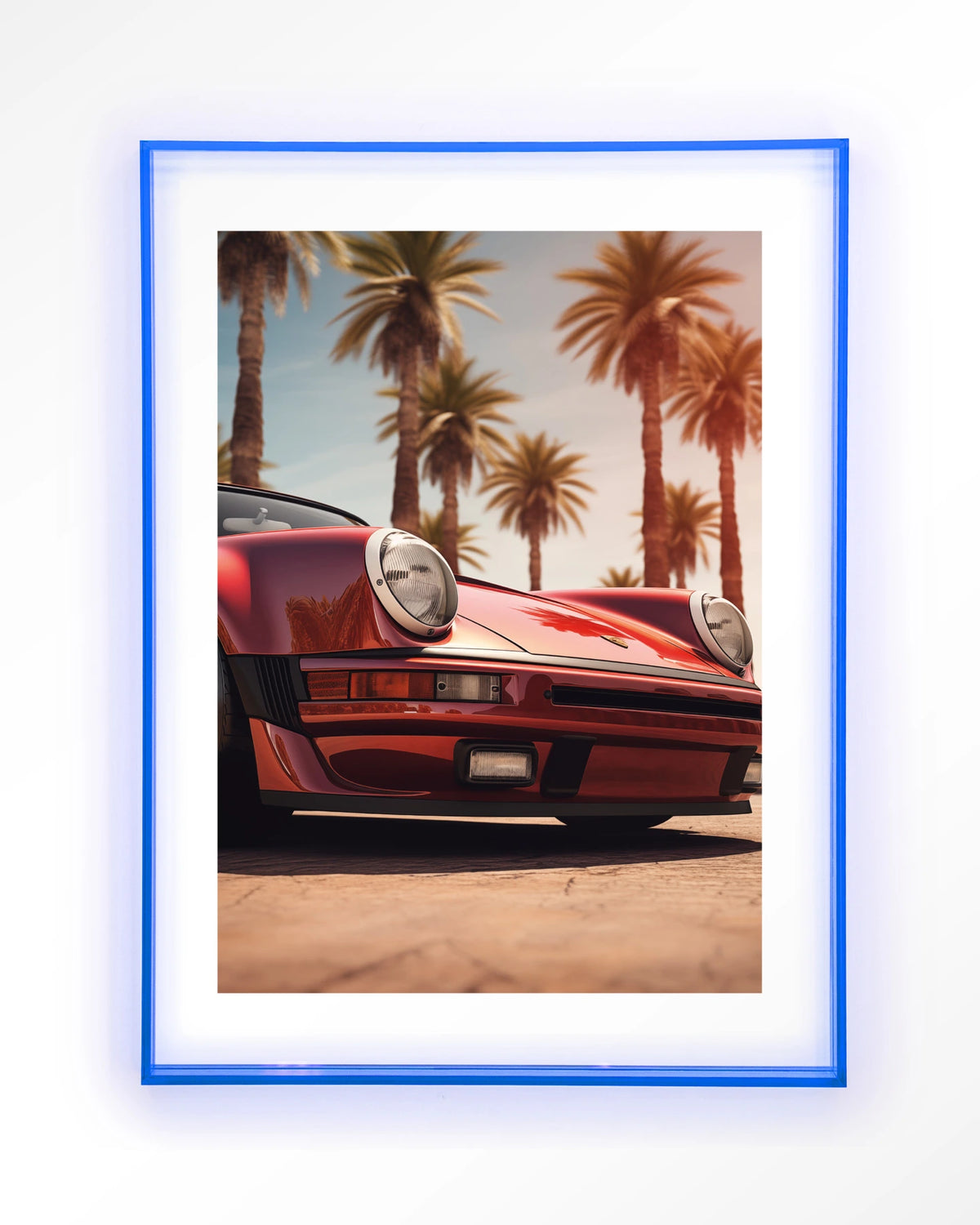 Palm Springs – Art print – Acryl lichtblauw