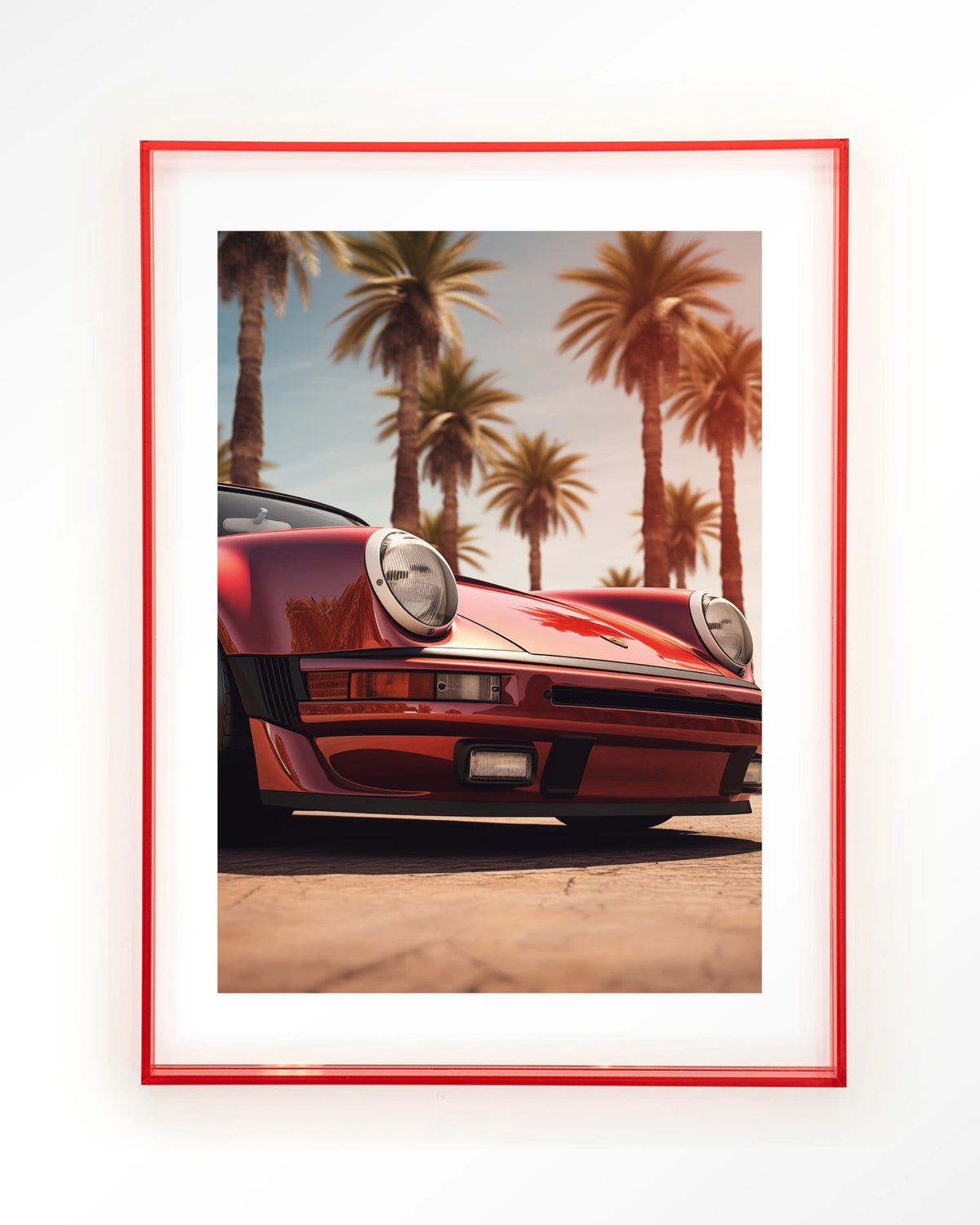 Palm Springs – Art print – Acryl roze